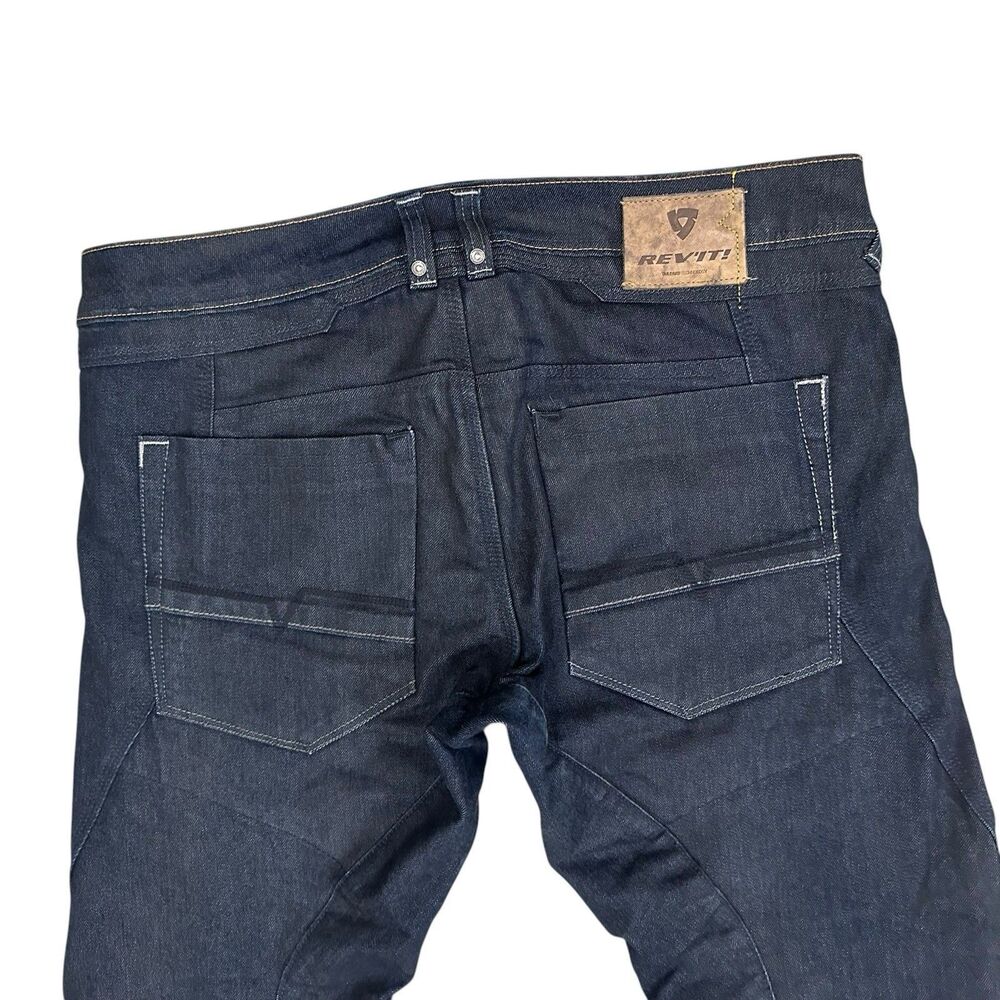 REV'IT! Campo Cordura Denim Motorcycle Riding Jeans  Blue Men’s 39x32 No Pads - Picture 9 of 12